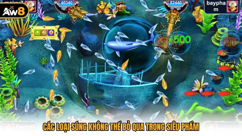 Các loại súng không thể bỏ qua trong siêu phẩm