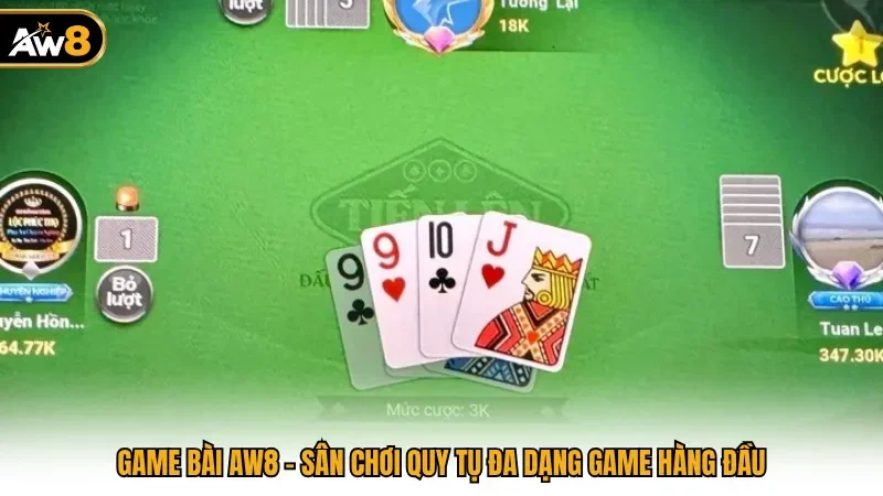 Game bài AW8 - Sân chơi quy tụ đa dạng game hàng đầu