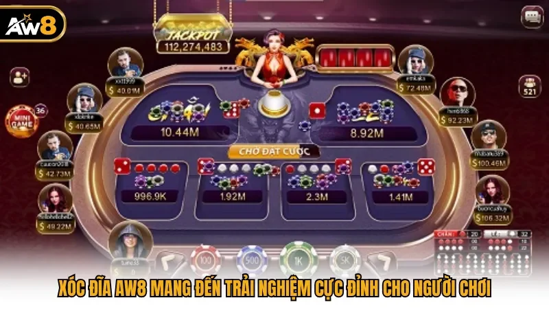 Xóc đĩa AW8 mang đến trải nghiệm cực đỉnh cho người chơi